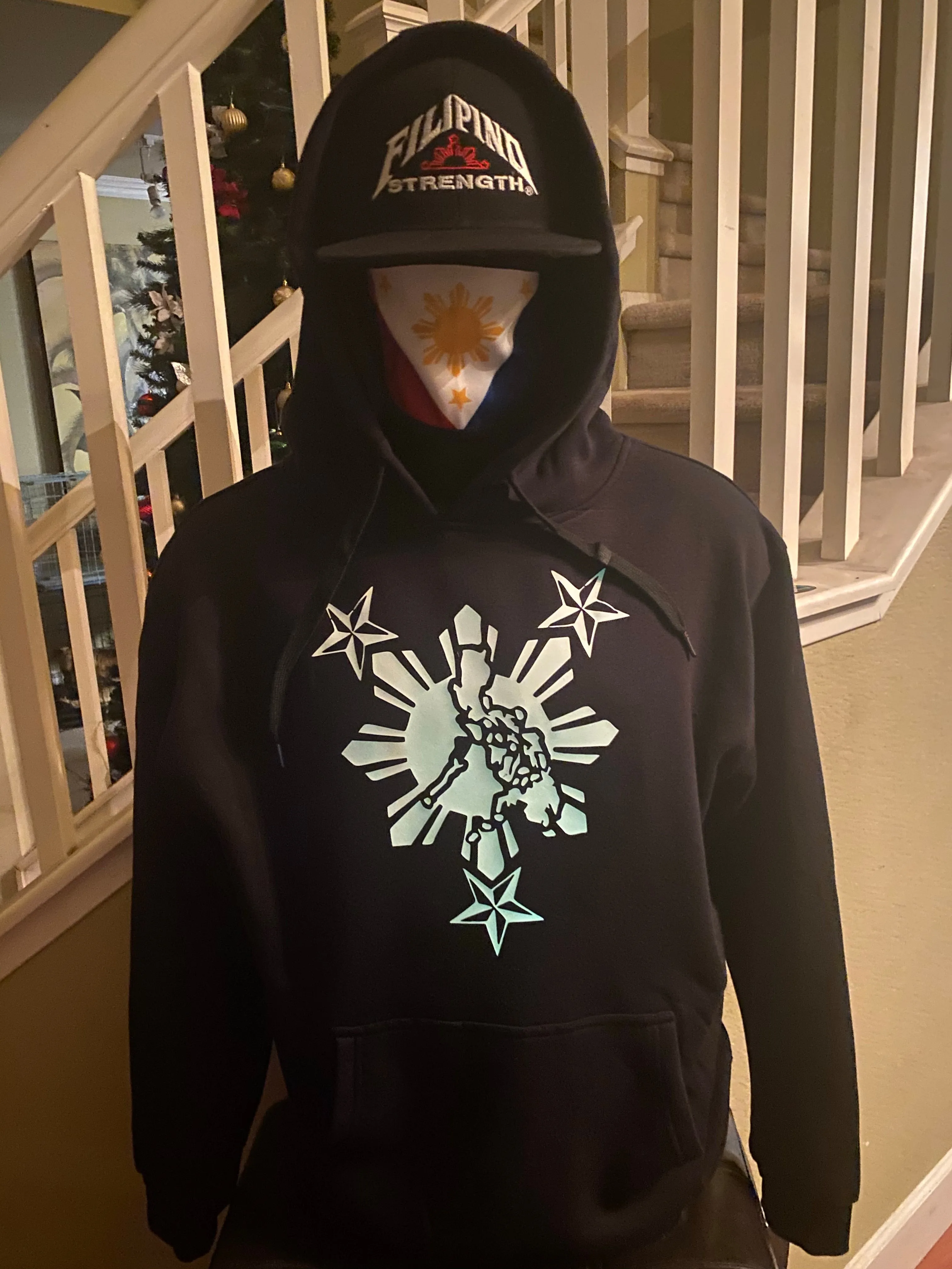 3 Stars and Sun Glow Hoodies Glow in the Dark