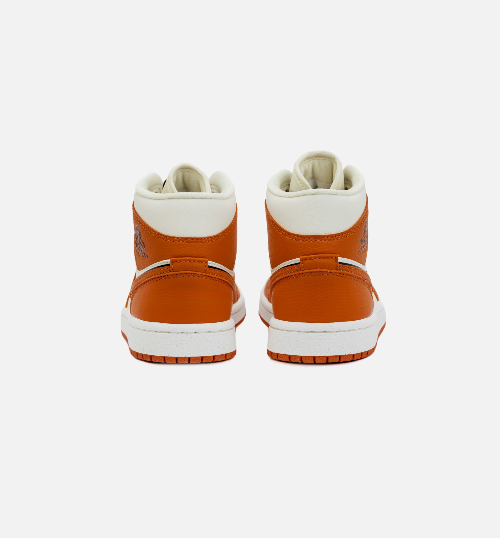 Air Jordan 1 Retro Mid SE Sport Spice Womens Lifestyle Shoe - Orange/White