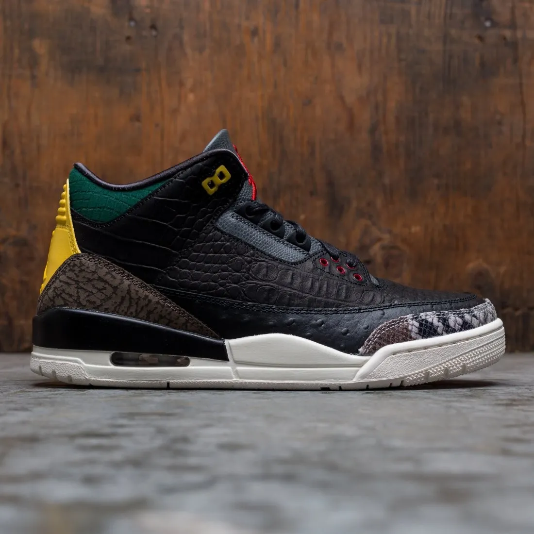 Air Jordan 3 Retro SE Men (black / black-white-gorge green)