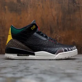 Air Jordan 3 Retro SE Men (black / black-white-gorge green)