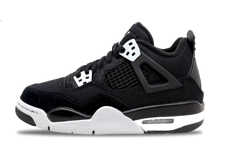 Air Jordan 4 Retro SE Black Canvas (GS)