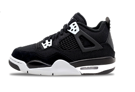 Air Jordan 4 Retro SE Black Canvas (GS)