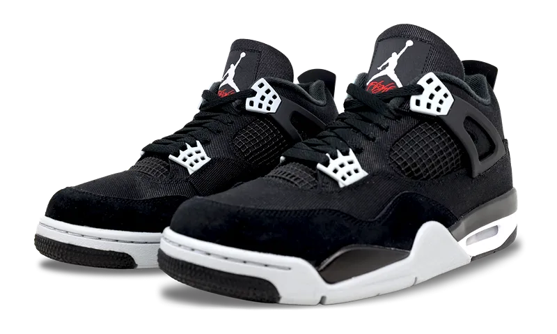 Air Jordan 4 Retro SE Black Canvas