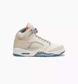 Air Jordan 5 Retro SE Craft Mens Lifestyle Shoe - Beige/Grey Free Shipping