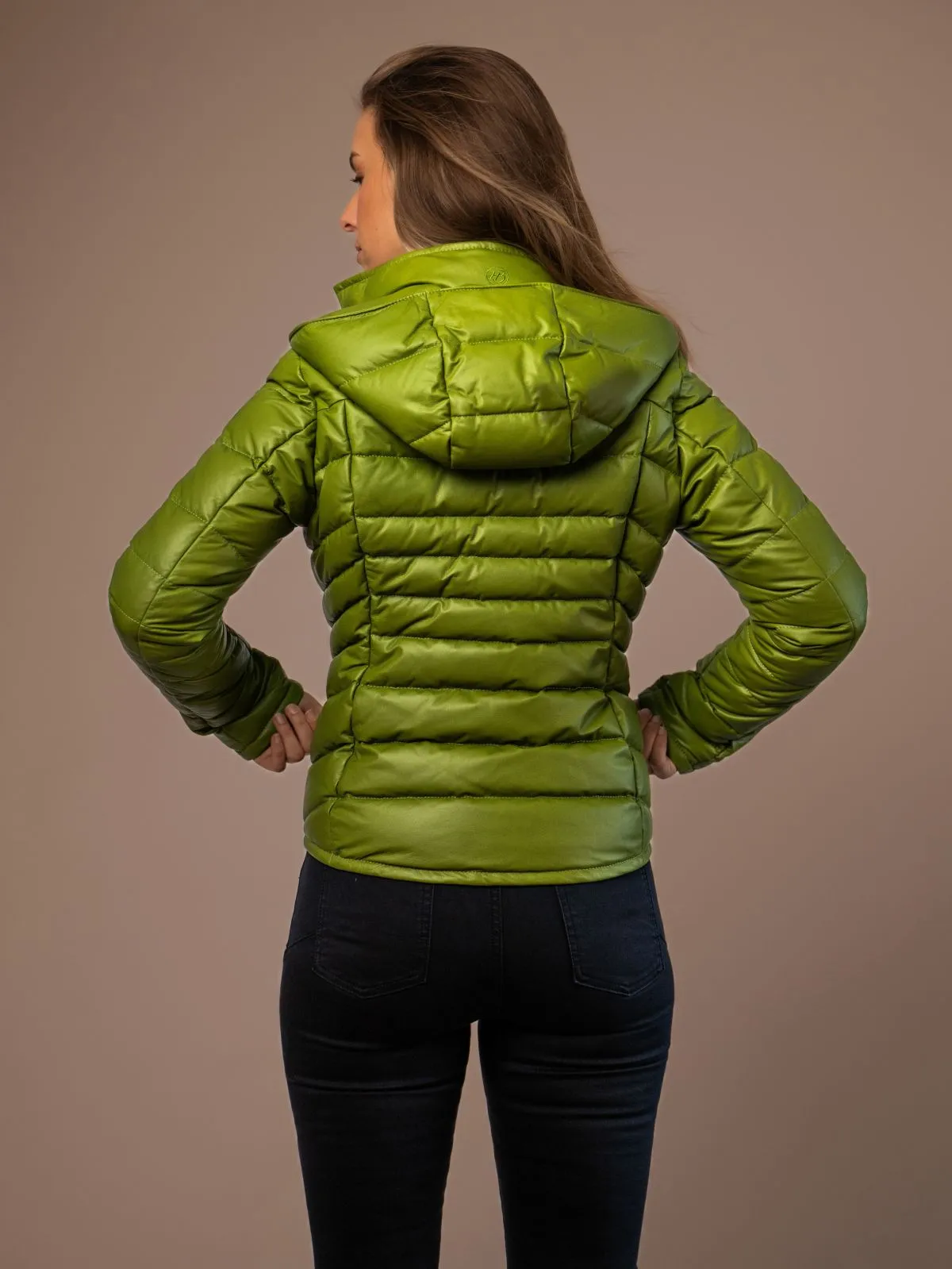 Alania Ladies Leather Down Jacket, 2.859,00 €