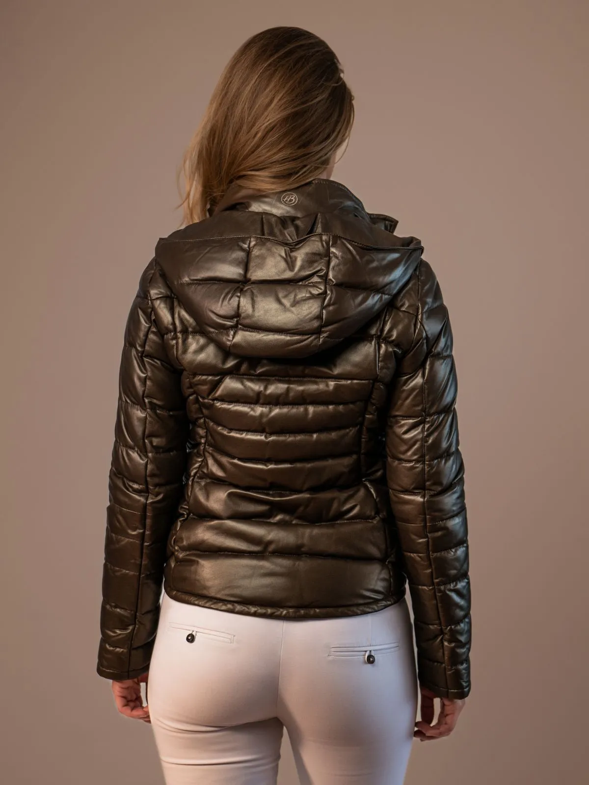 Alania Ladies Leather Down Jacket, 2.859,00 €