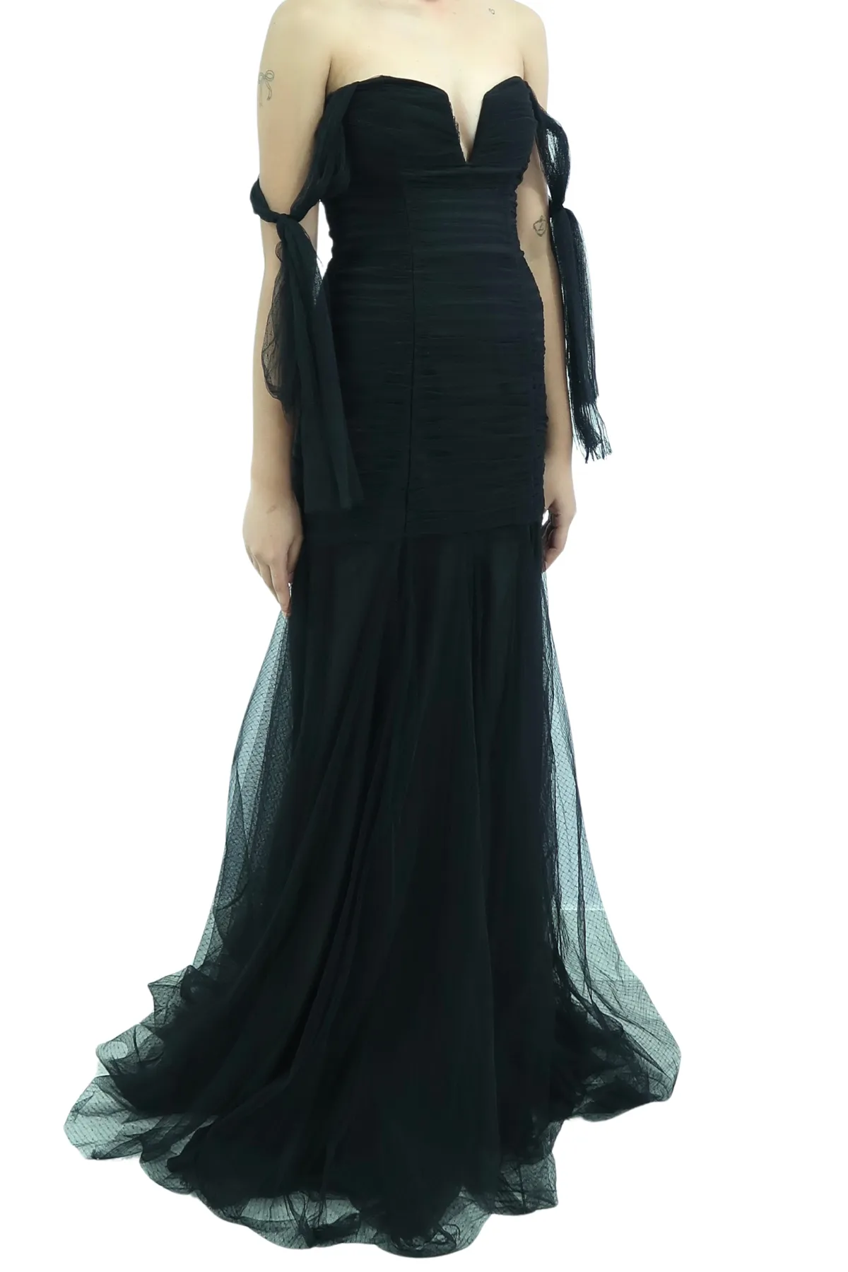 Alice McCall Black Good Vibes Gown