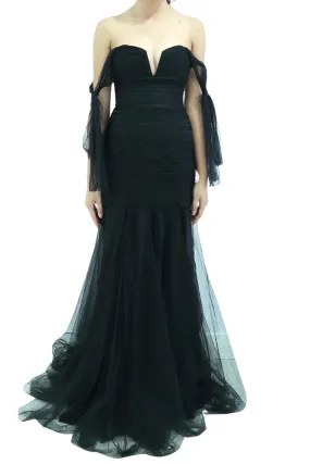 Alice McCall Black Good Vibes Gown