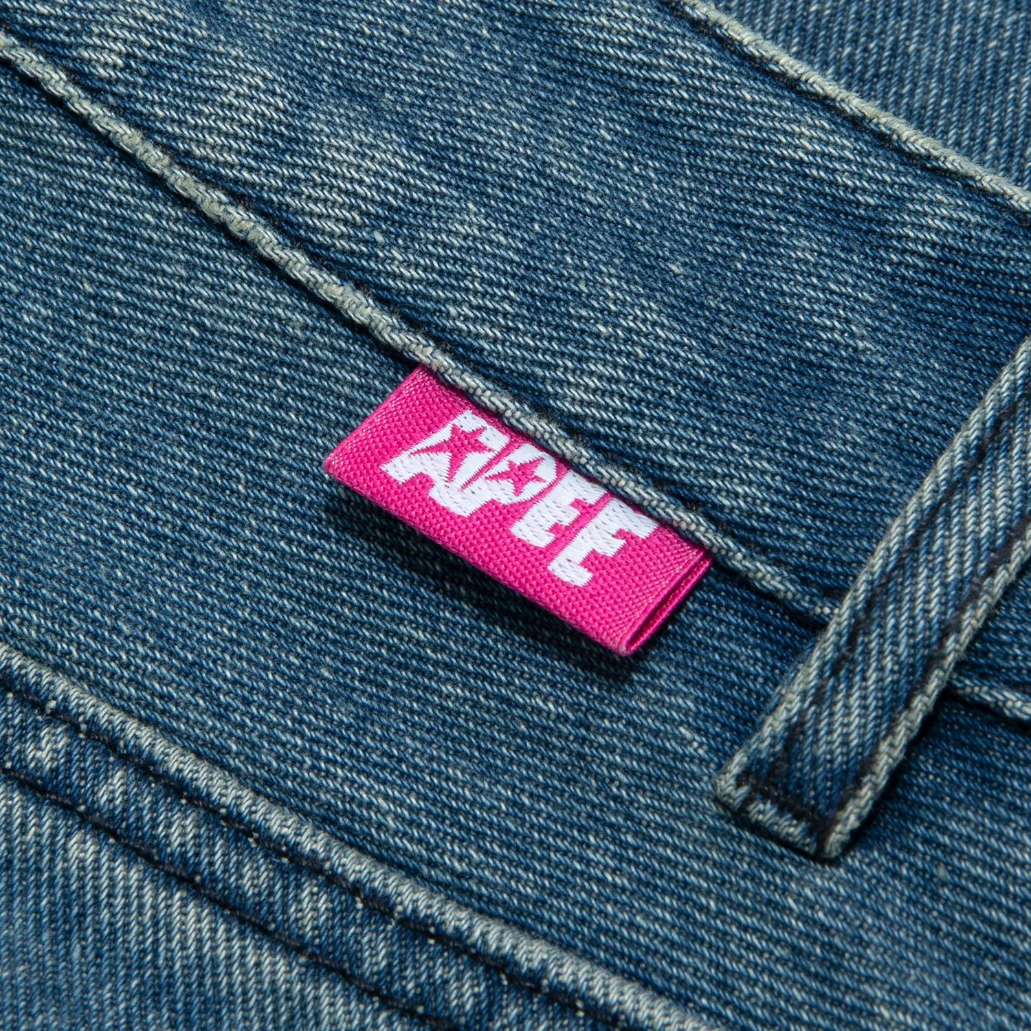 APEE LOGO PATCH DENIM LADIES