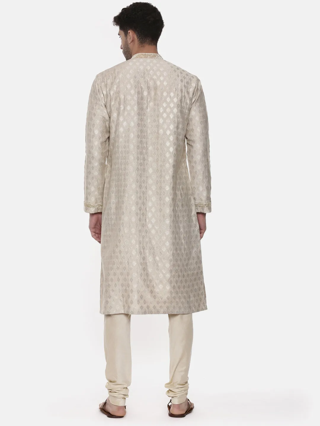 Banares Silk Brocade Kurta - MMK0458