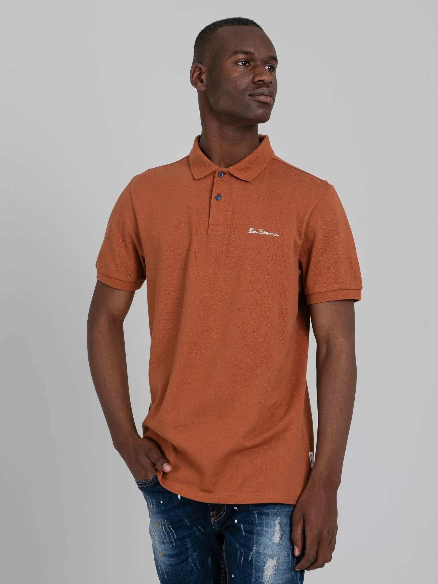 Ben Sherman Polo Ss Mocca