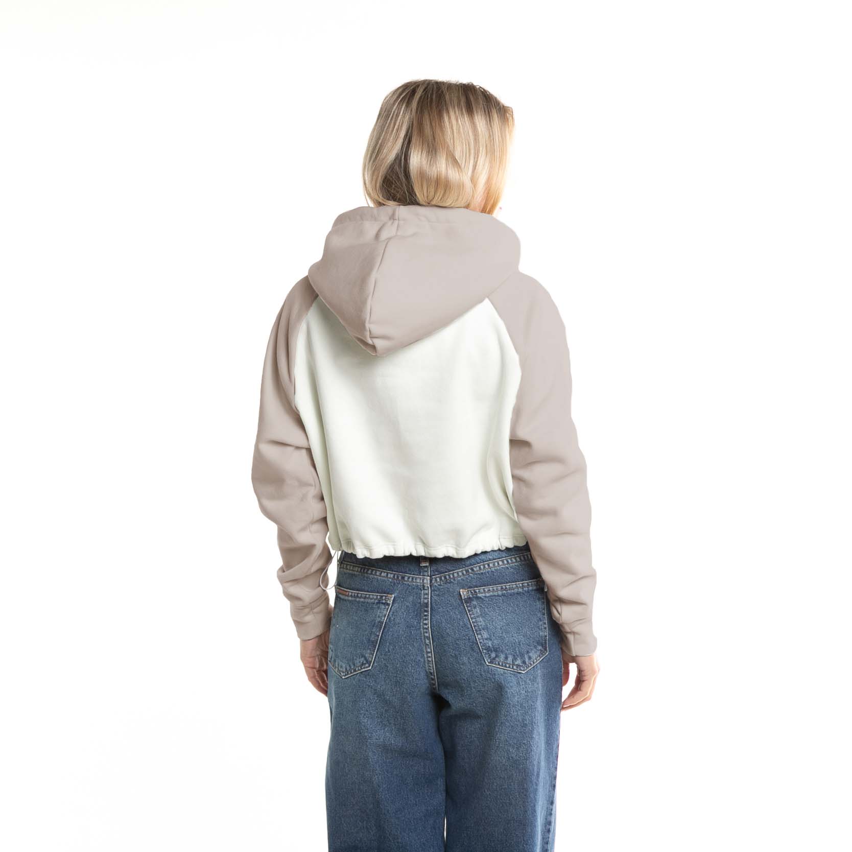 Canguro Rusty Roval Raglan Sleeve Hood Ld Off White