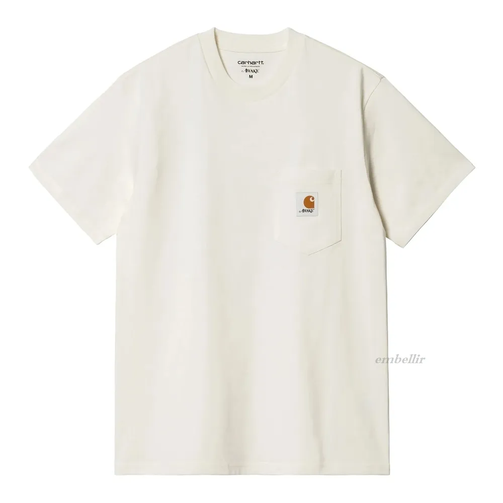 Carhartt  |Crew Neck Unisex Street Style Collaboration Plain Cotton