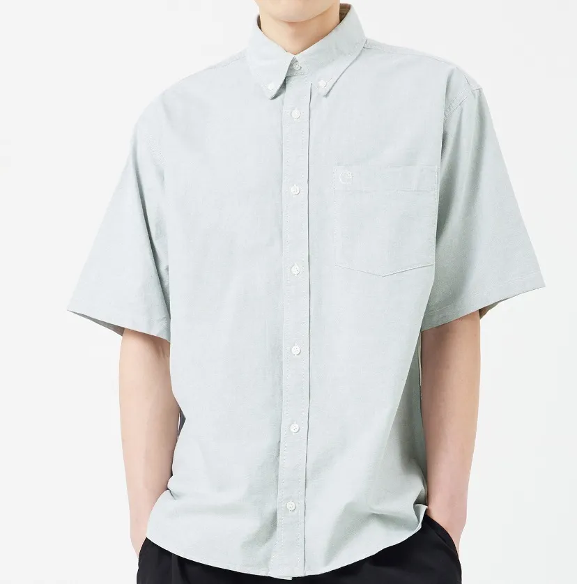 Carhartt  |Street Style Plain Cotton Short Sleeves Logo Shirts