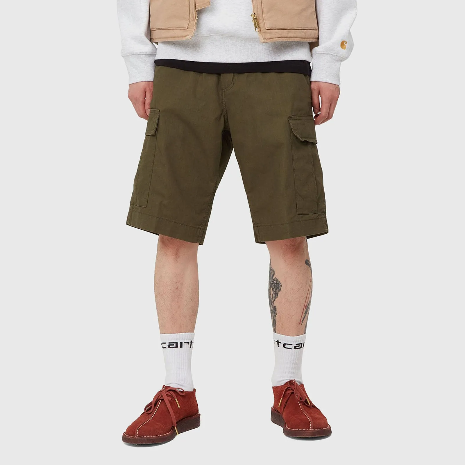 Carhartt Wip Regular Cargo Short Verde Militare Uomo