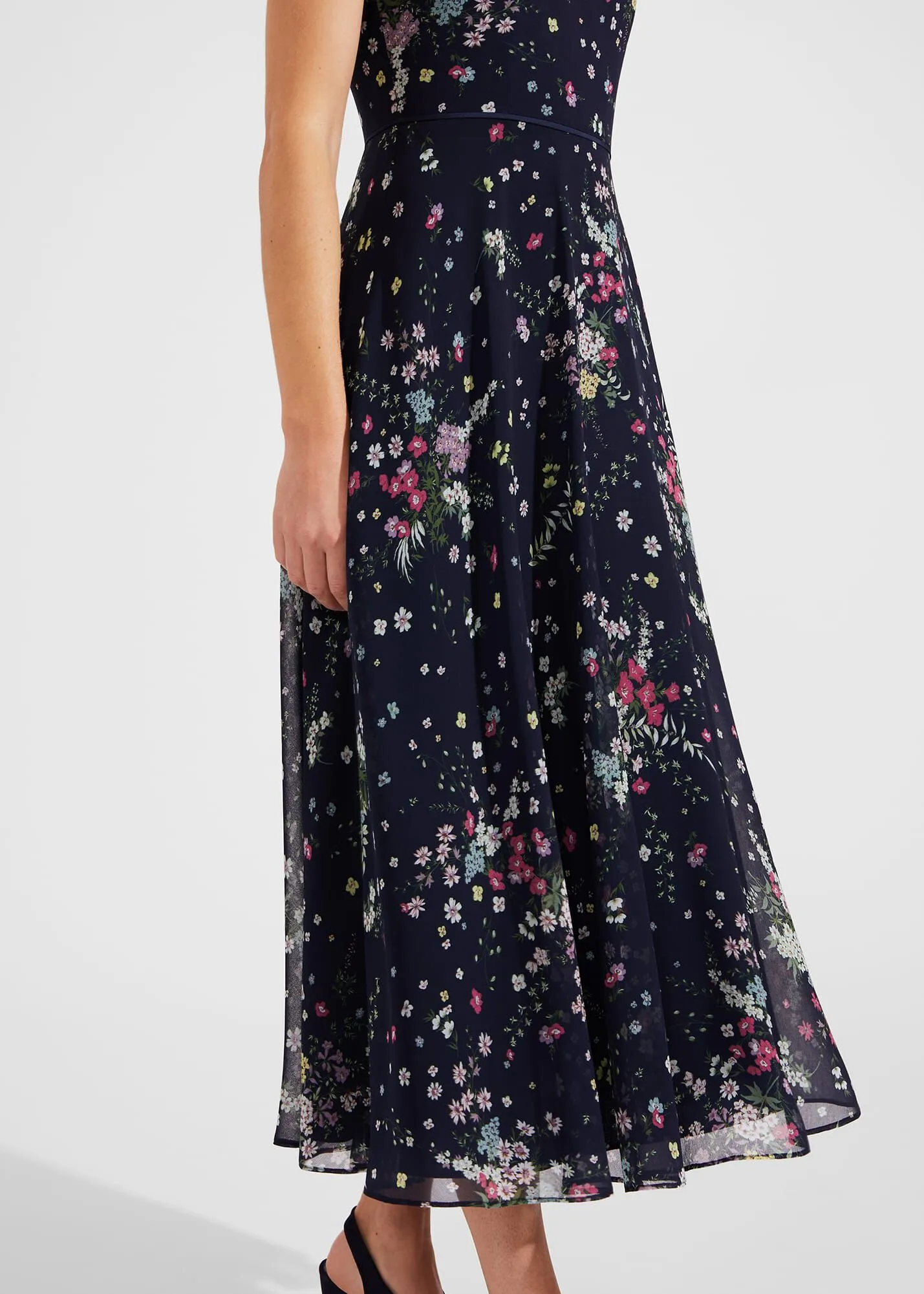 Carly Floral Fit And Flare Dress 