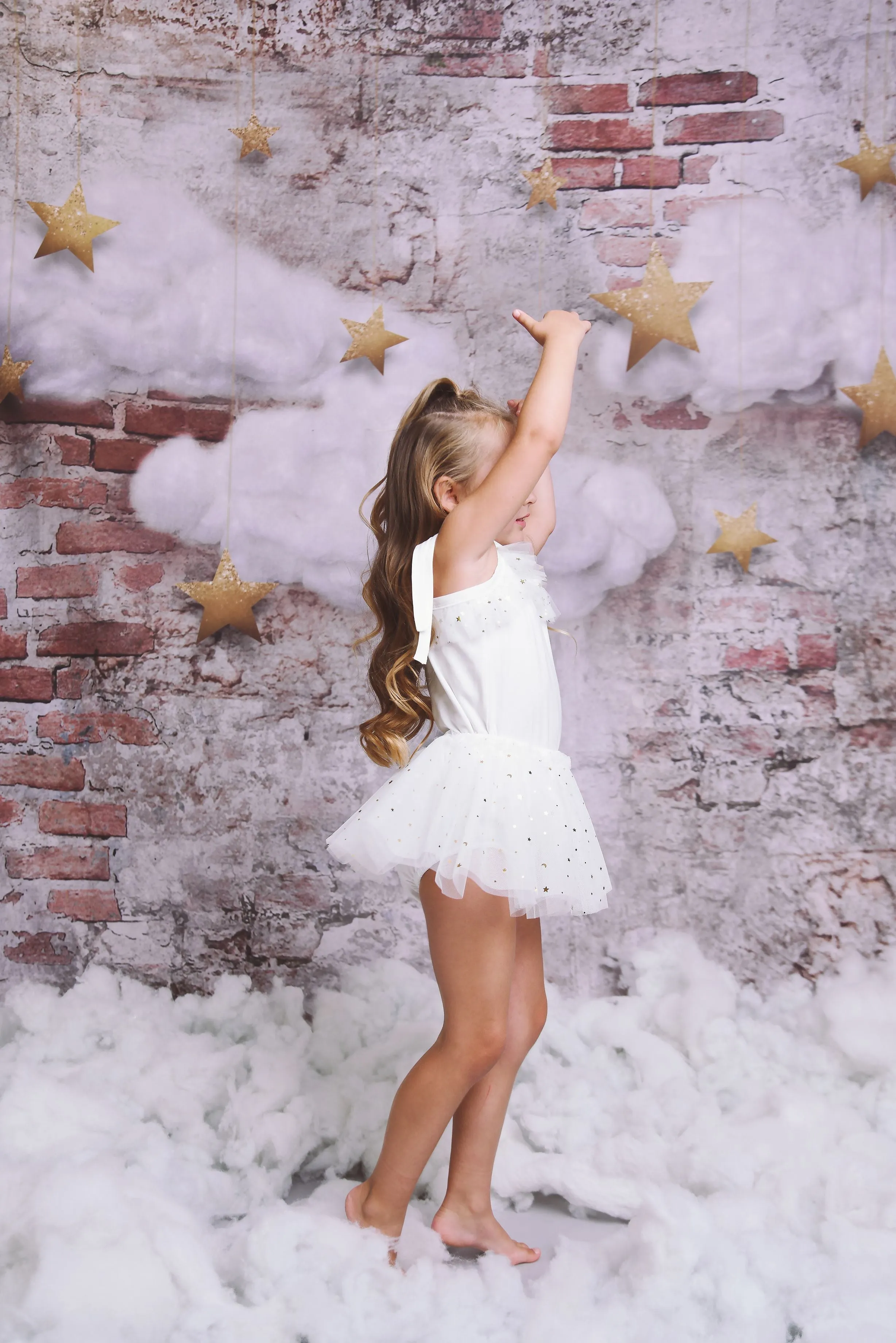 DOLLY STARS & MOON   TULLE TUTU BLOOMER white