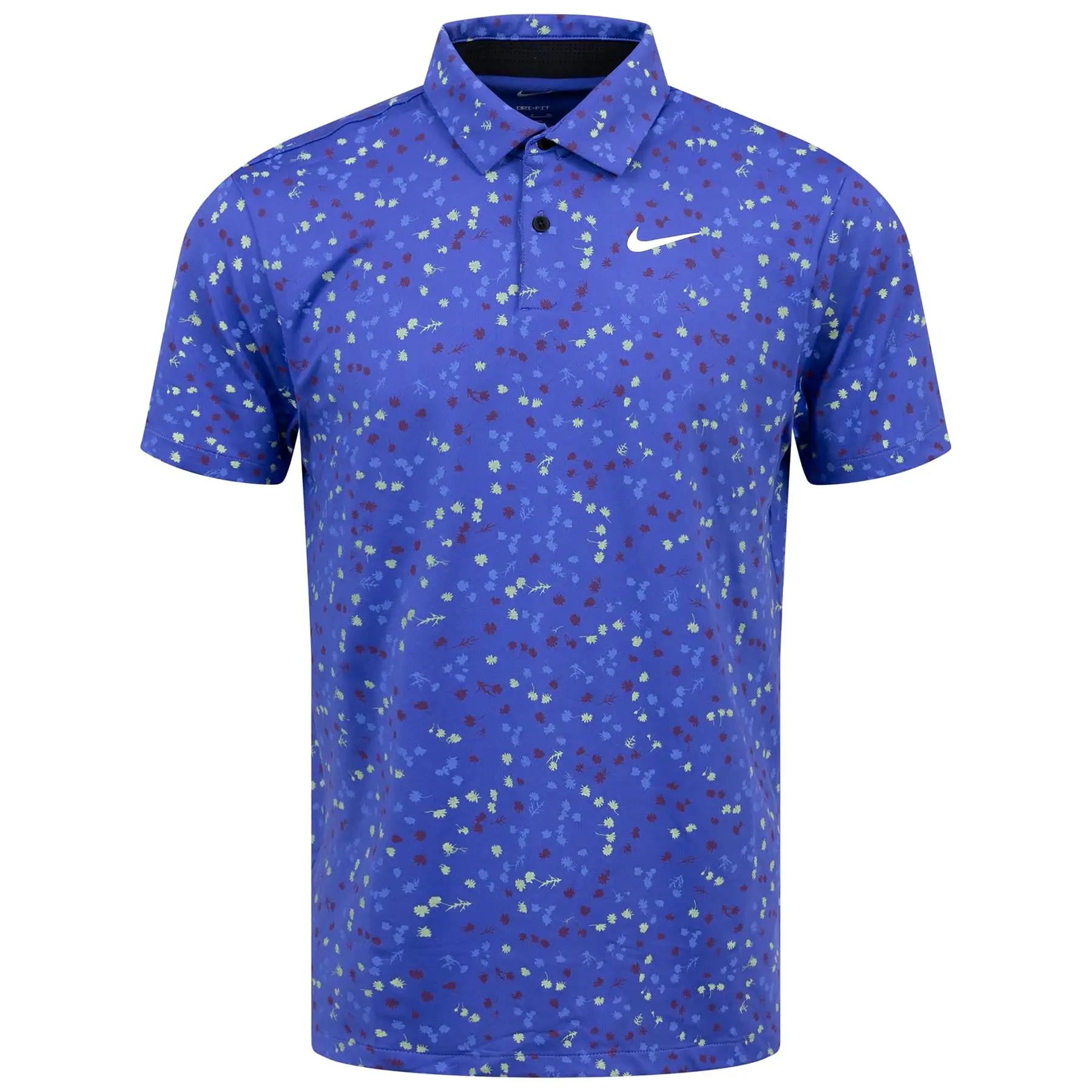 Dri-FIT Tour Stretch Micro Floral Polo Lapis Blue - W23