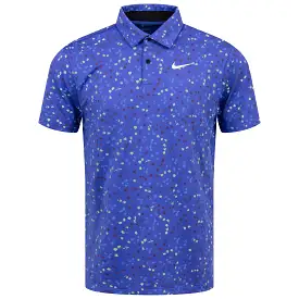 Dri-FIT Tour Stretch Micro Floral Polo Lapis Blue - W23