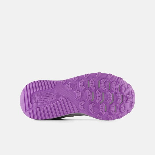 DynaSoft Nitrel Lace Trail Shoe - Grey Matter with Guava Ice and Purple Fade