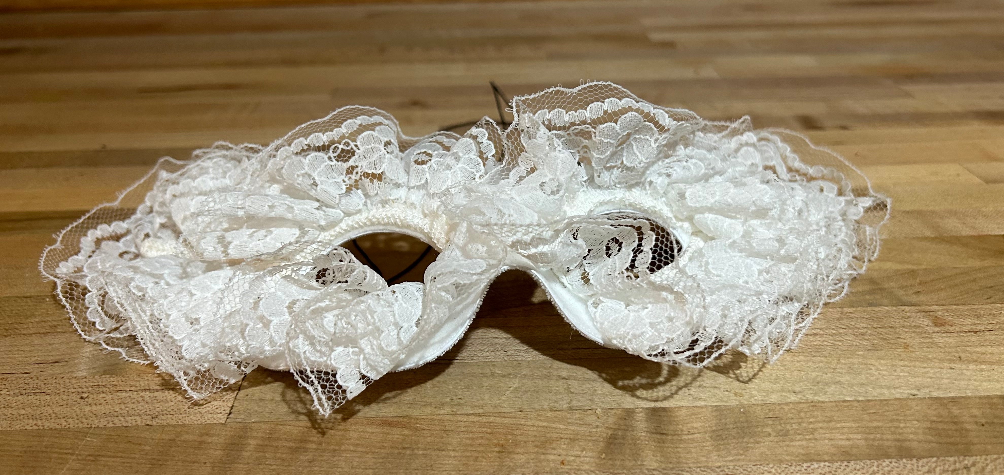 Fancy Lace and Feather Face Masks