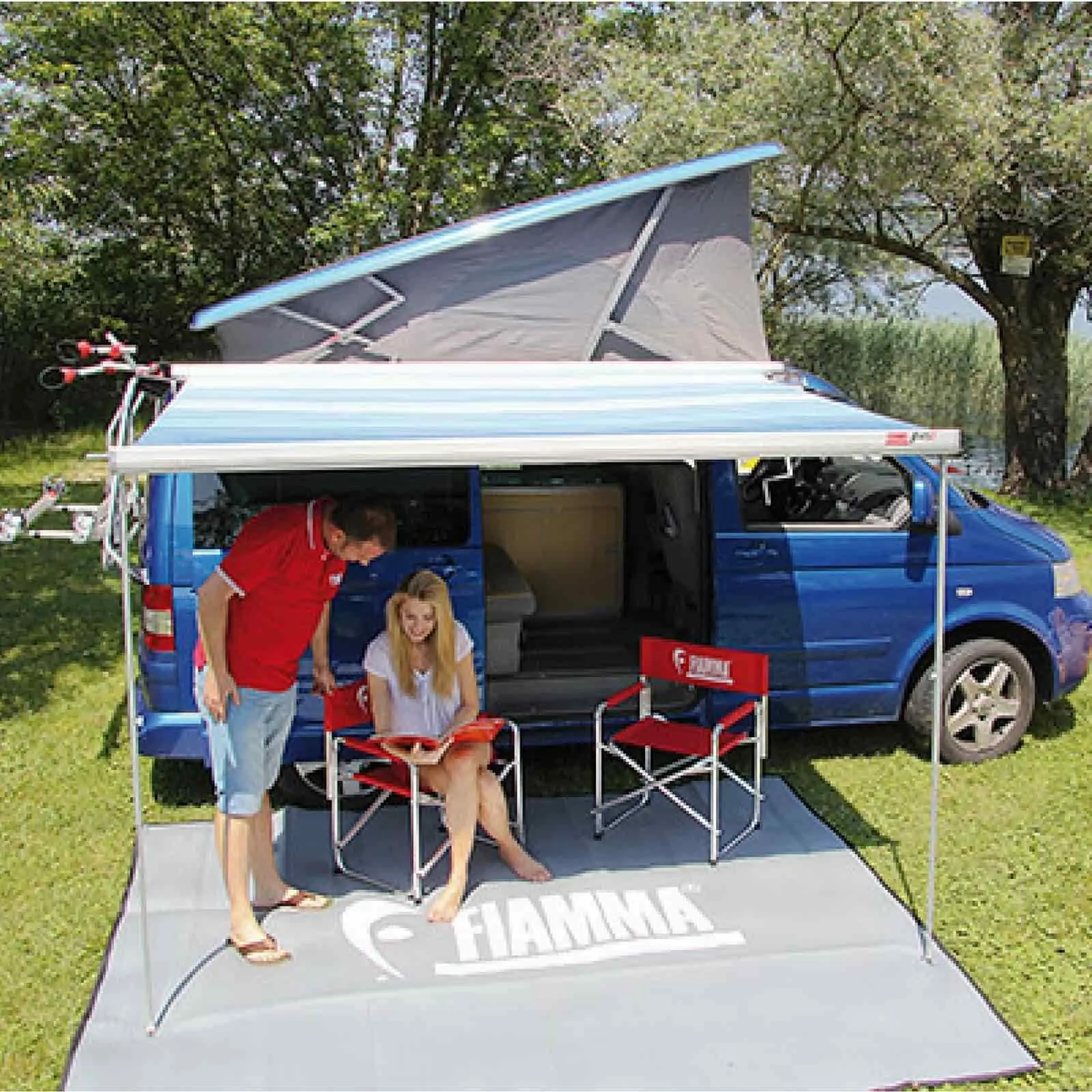 Fiamma F45S VW T5/T6 Deep Black Motorhome Awning