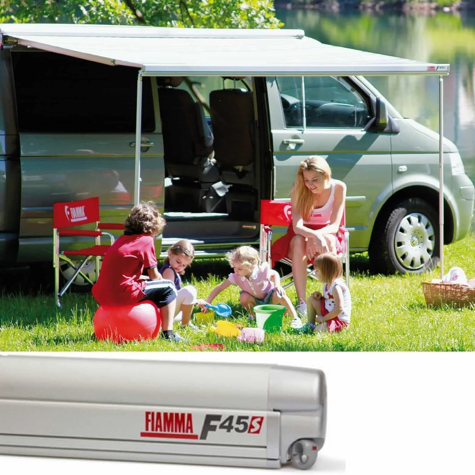 Fiamma F45S VW T5/T6 Titanium Motorhome Awning