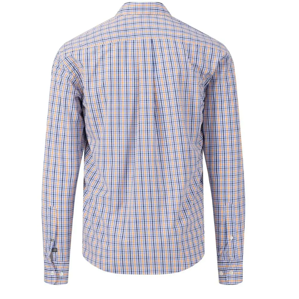 Fynch-Hatton Cactus Lava Check Shirt | Menswear Online