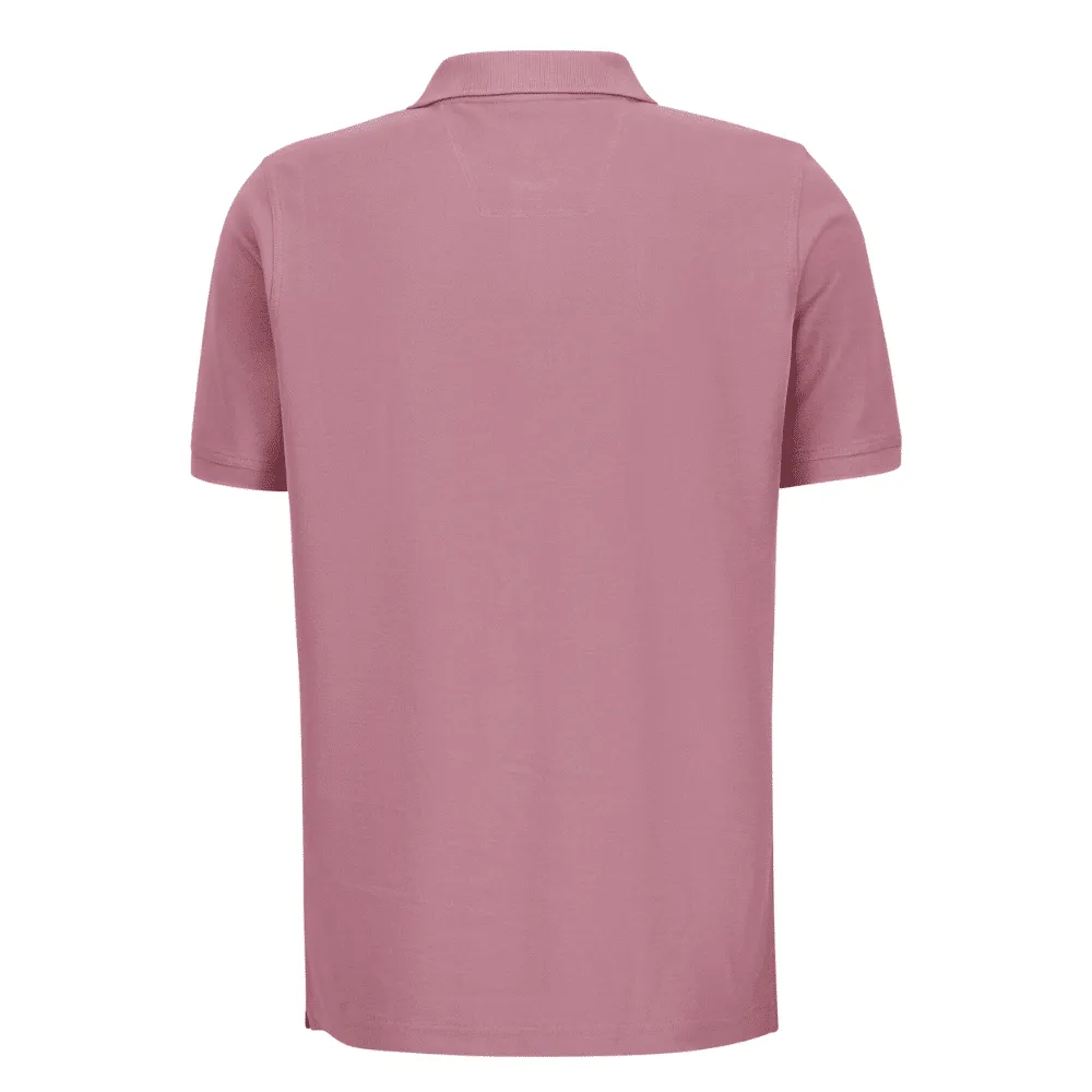 FYNCH-HATTON COTTON LILAC POLO SHIRT | Menswear Online