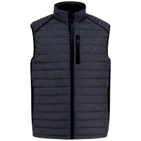 FYNCH HATTON Lightweight Downtouch Navy Gilet | Menswear Online