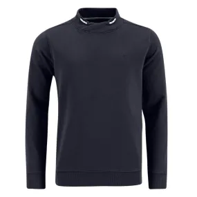 Fynch-Hatton Navy SHAWL NECK Sweatshirt | Menswear Online