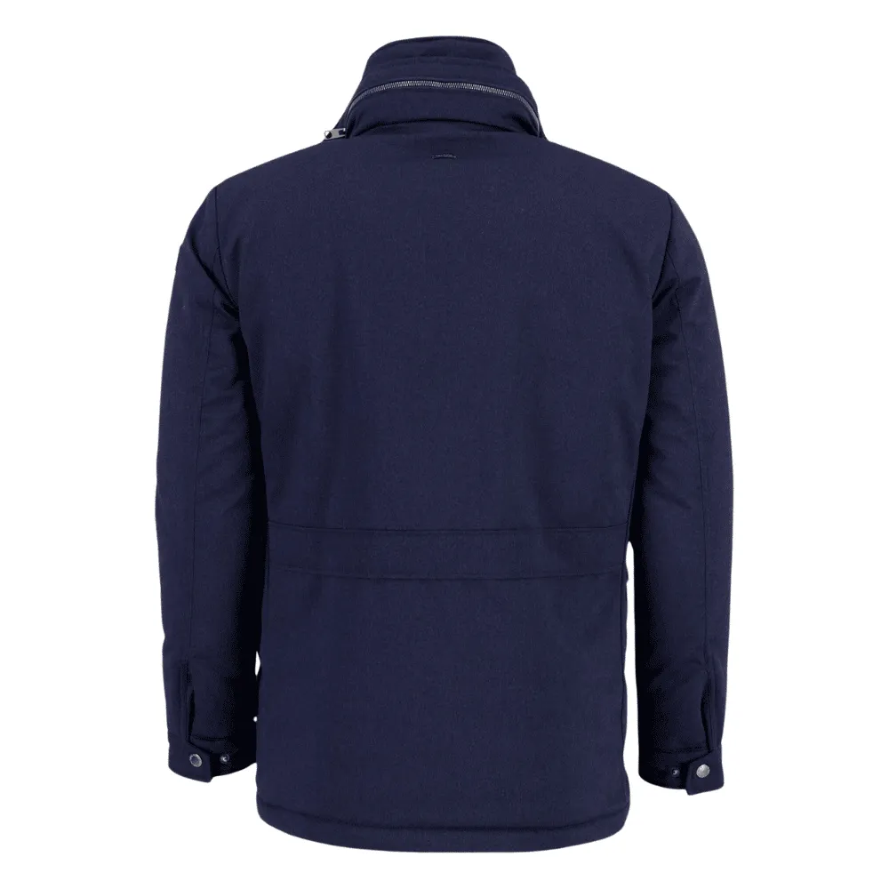 Fynch-Hatton SHORT PARKA IN NAVY | Menswear Online