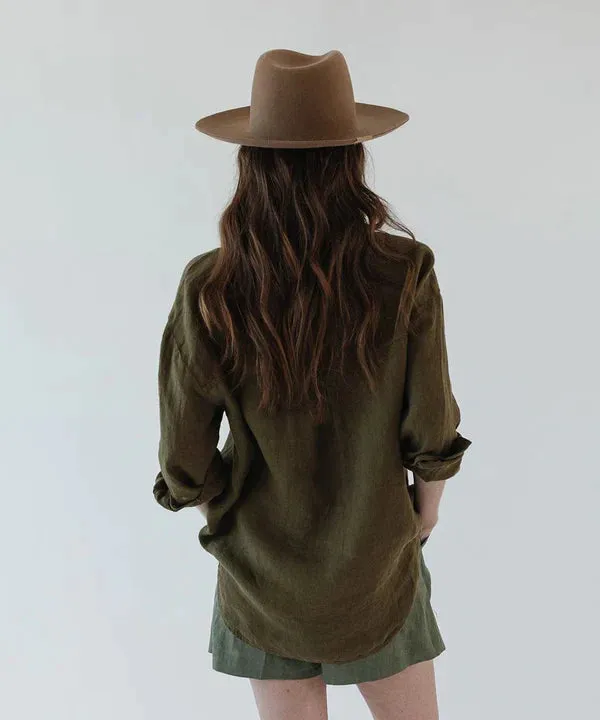 Gigi Pip Ava Fedora in Brown