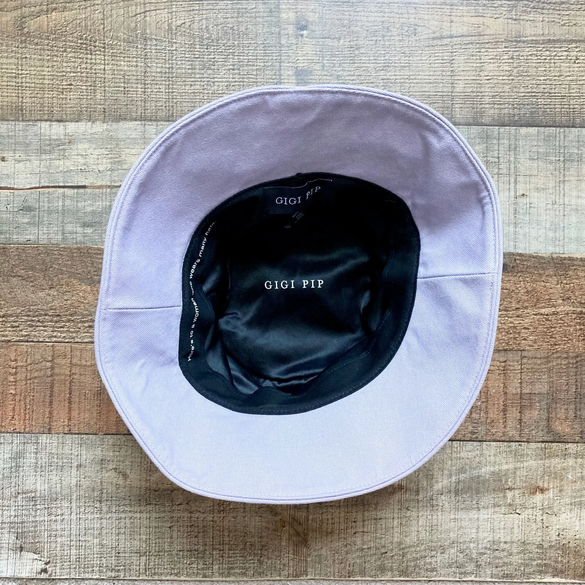 Gigi Pip Purple Bucket Hat- Size 59 (M/L)