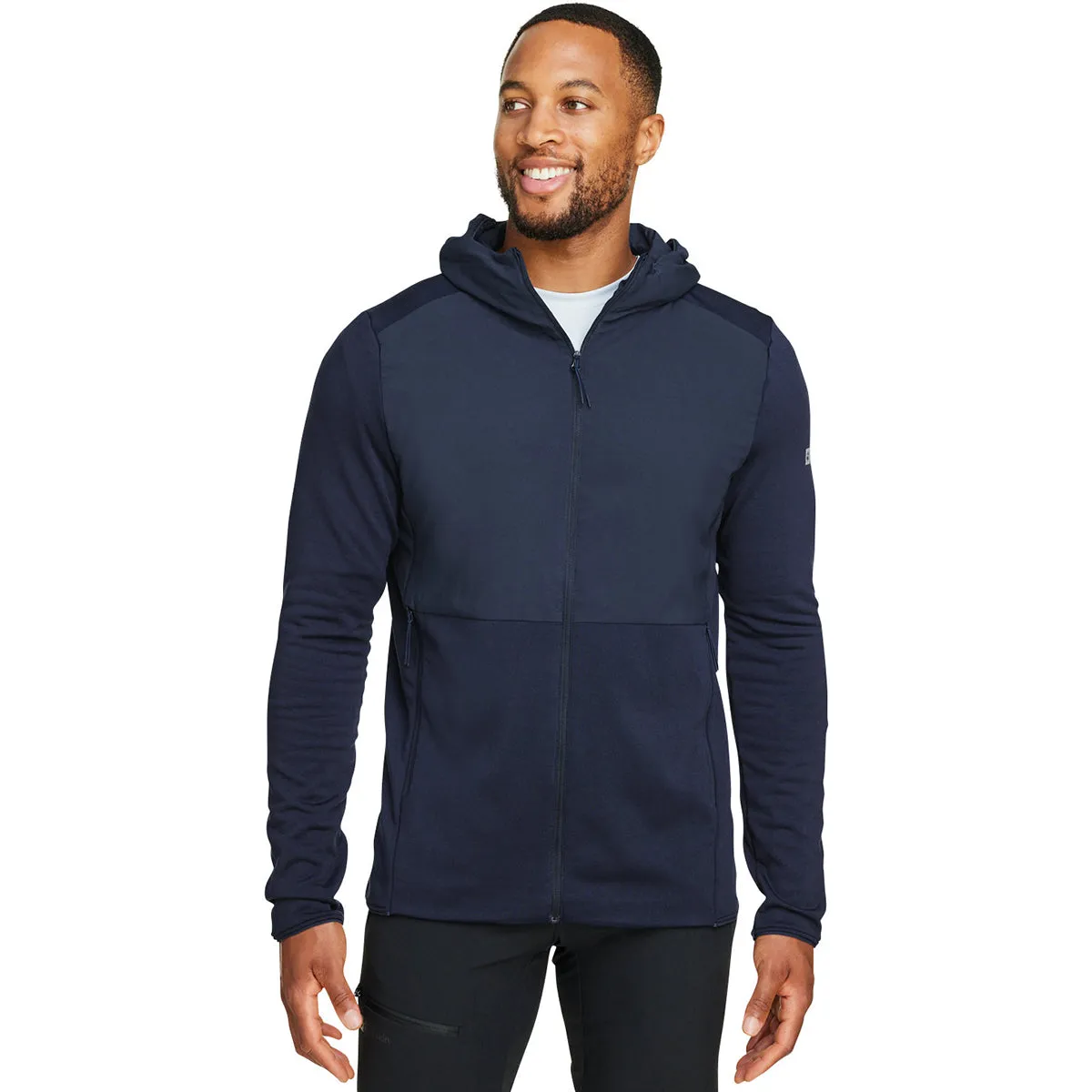 Jack Wolfskin Men's Night Blue Pack and Go Rain Hybrid Jacket