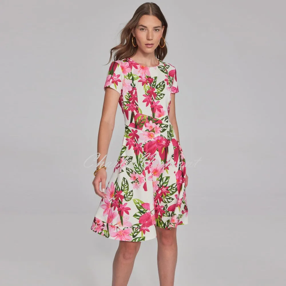 Joseph Ribkoff Floral Print Fit-And-Flare Dress - Style 241789