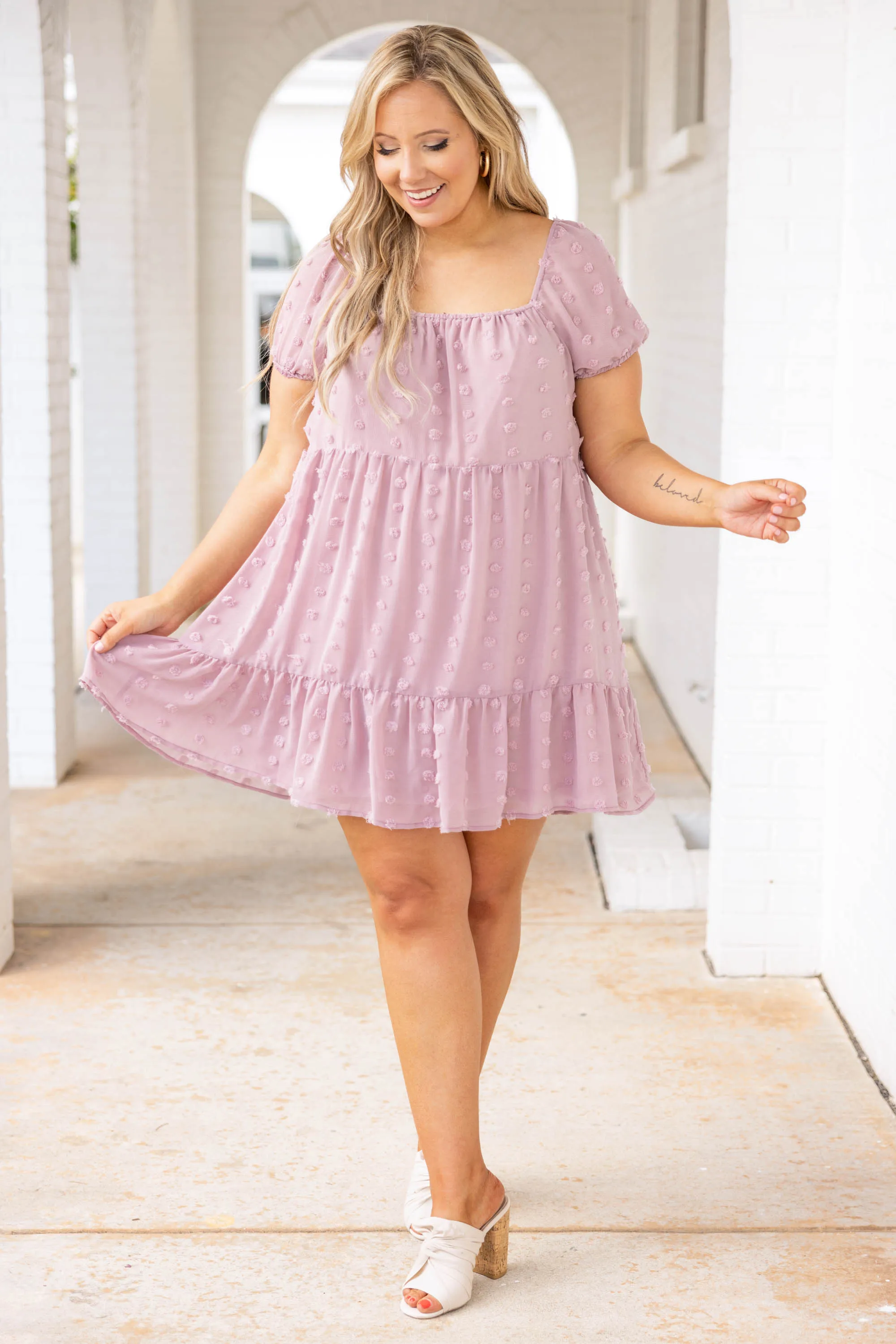 Lavish In Love Dress, Dusty Purple