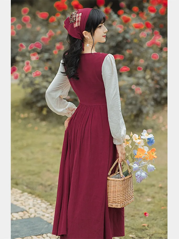 Liliana Cottage Witch Dress with Headscarf