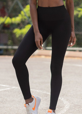 Lismina Seamless Black Leggings