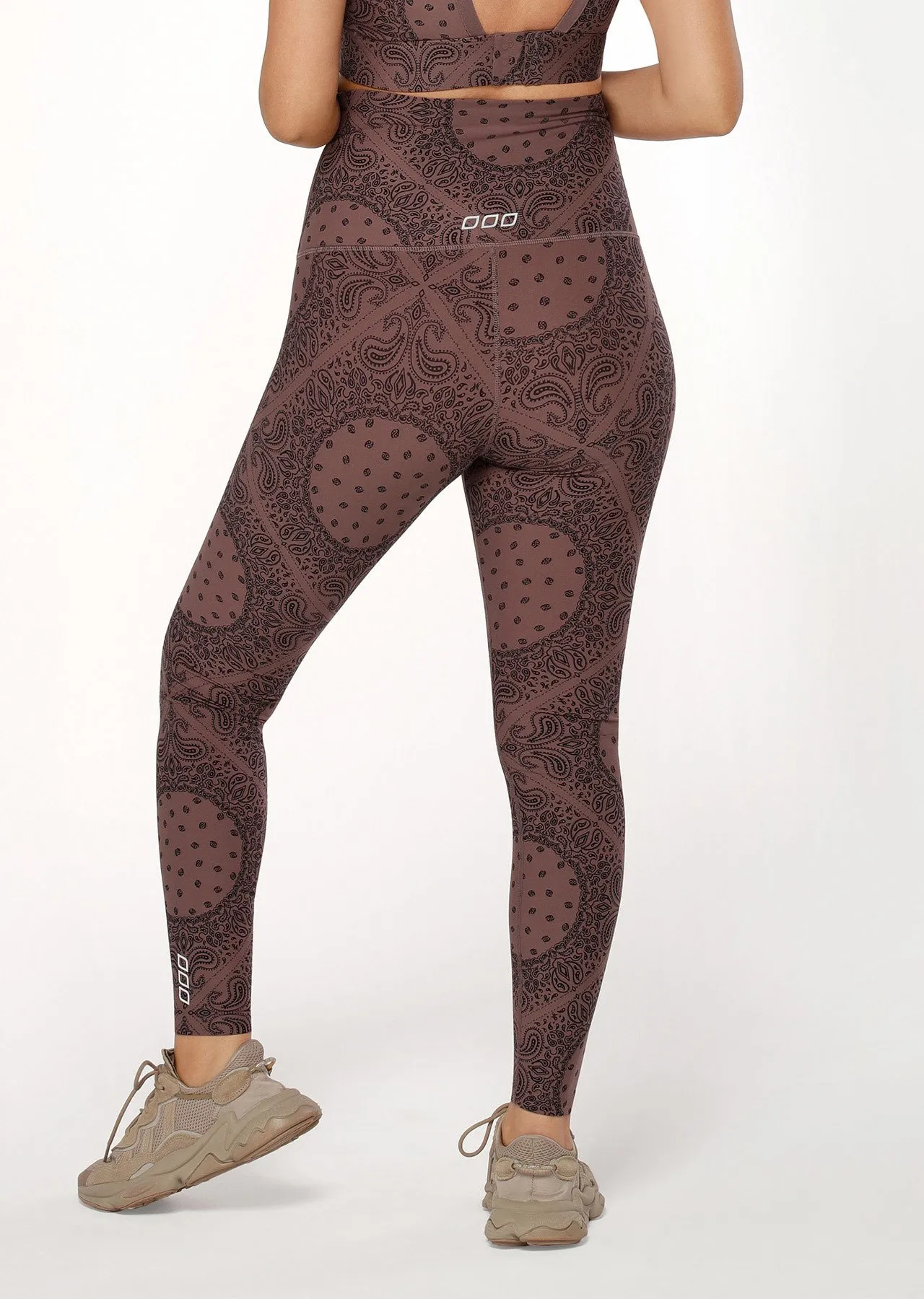 LJ Maternity Full Length Tight | Bandana Print | Tights and Leggings | Lorna Jane Australia