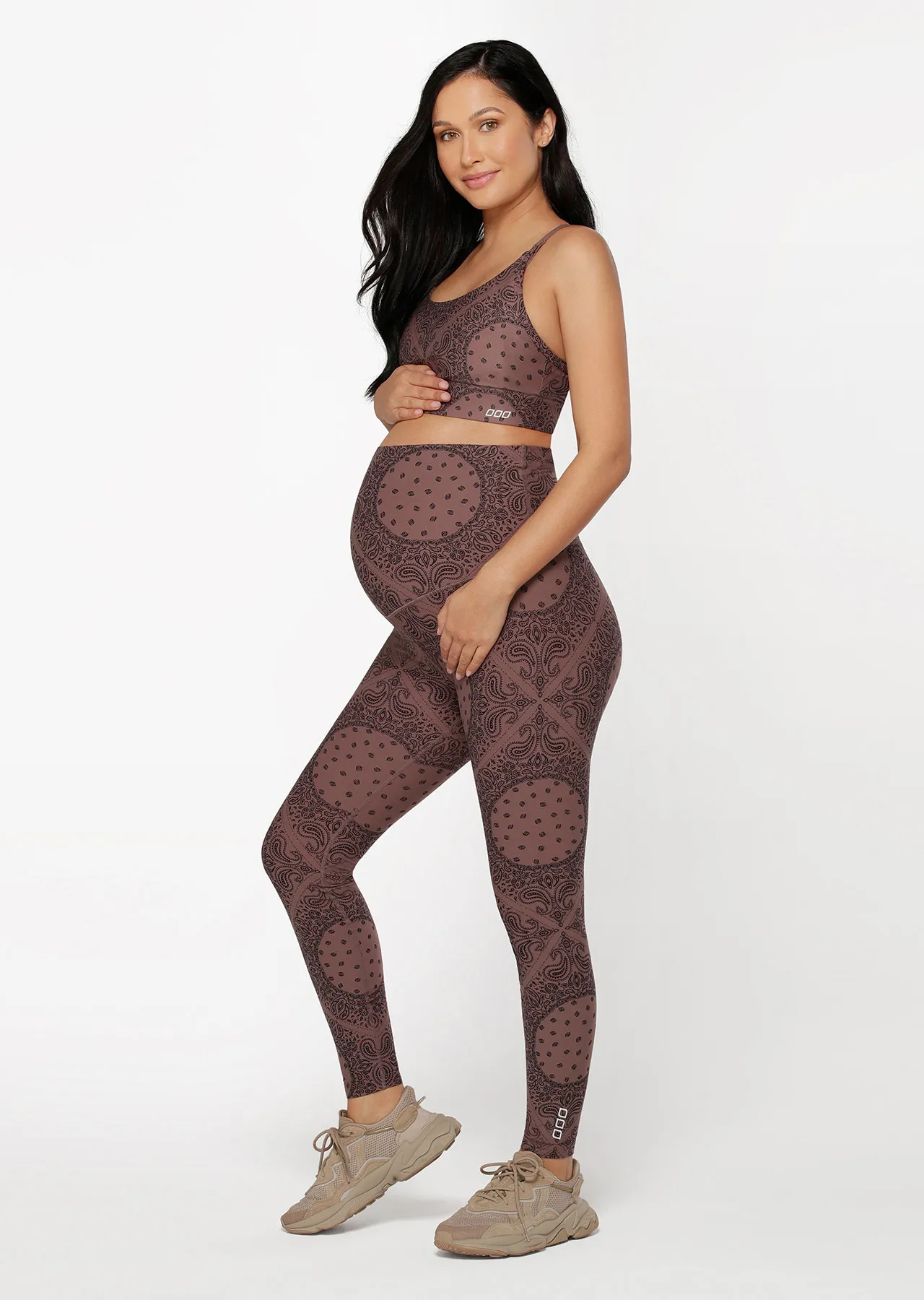 LJ Maternity Full Length Tight | Bandana Print | Tights and Leggings | Lorna Jane Australia