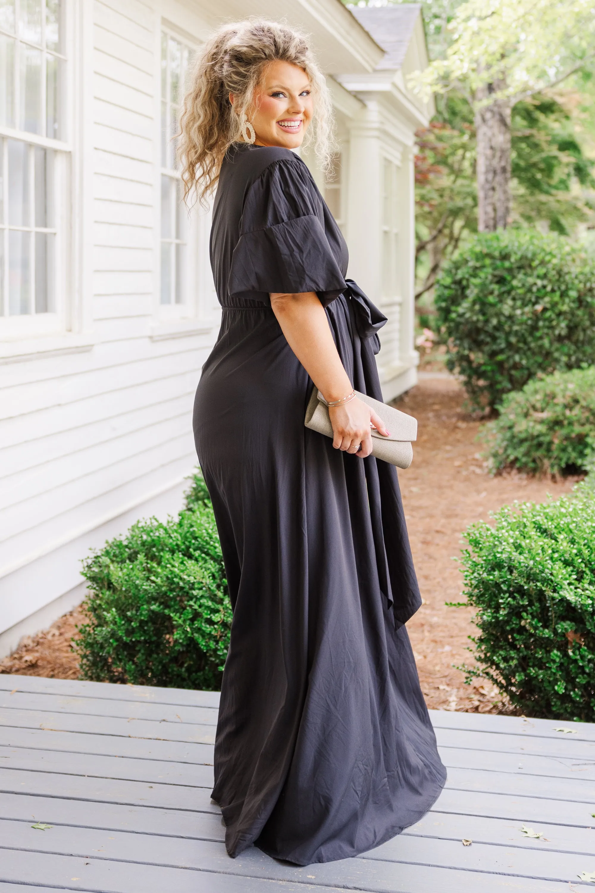 Looking At Me Maxi Dress, Black