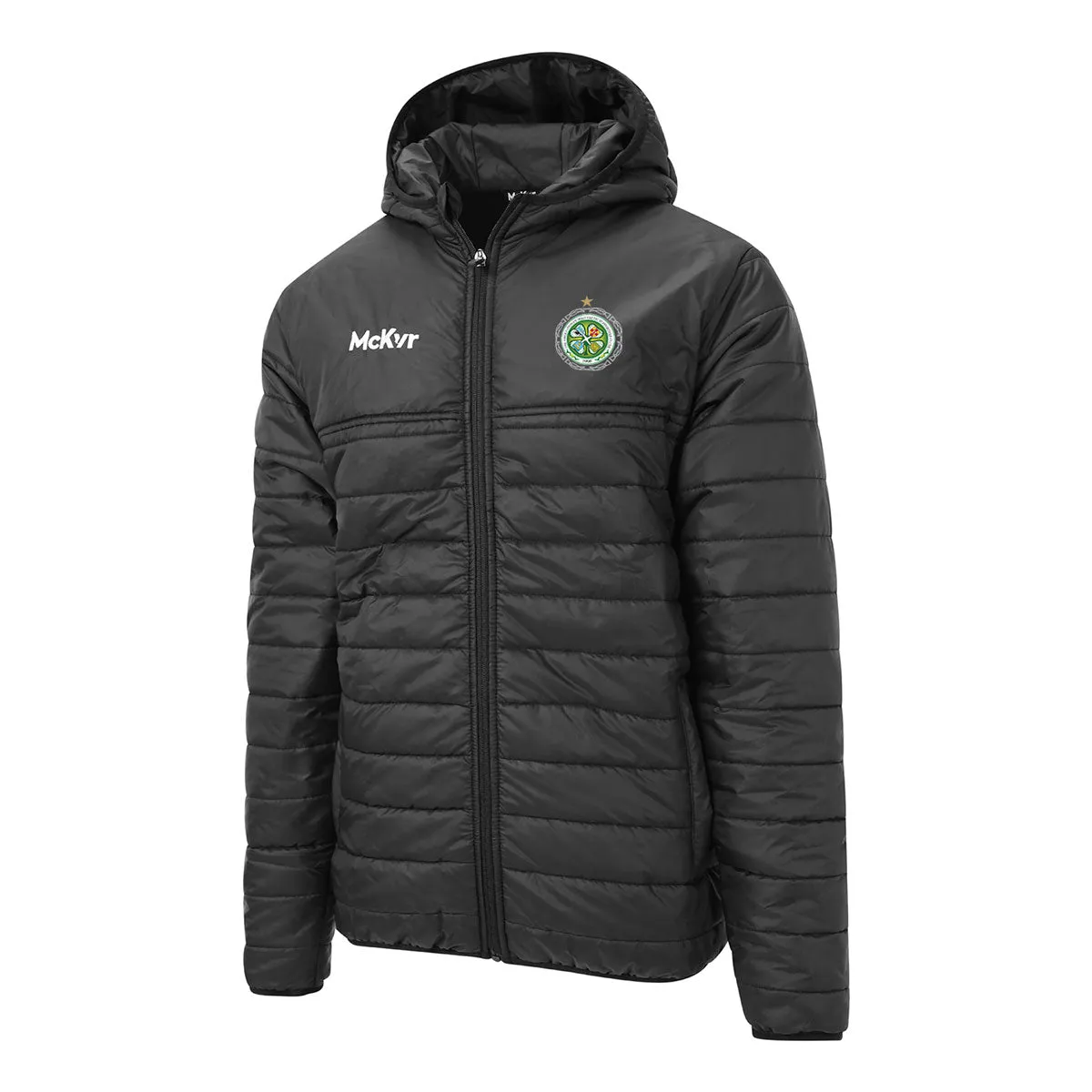 Mc Keever The Association of Irish Celtic Supporters Clubs Core 22 Puffa Jacket - Youth - Black