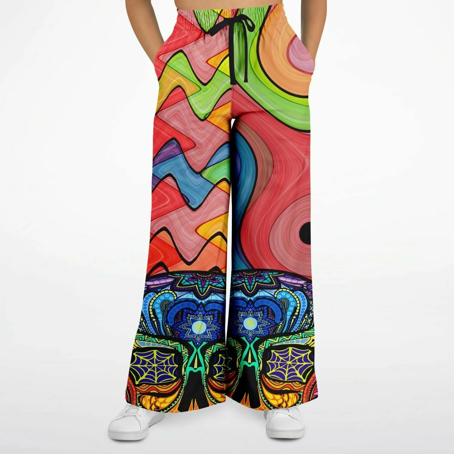 Me So Psychedelic Eco-Poly Stretchy Phat Bellbottoms