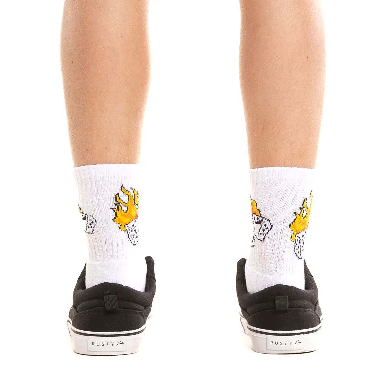 Medias Rusty Casino Socks White