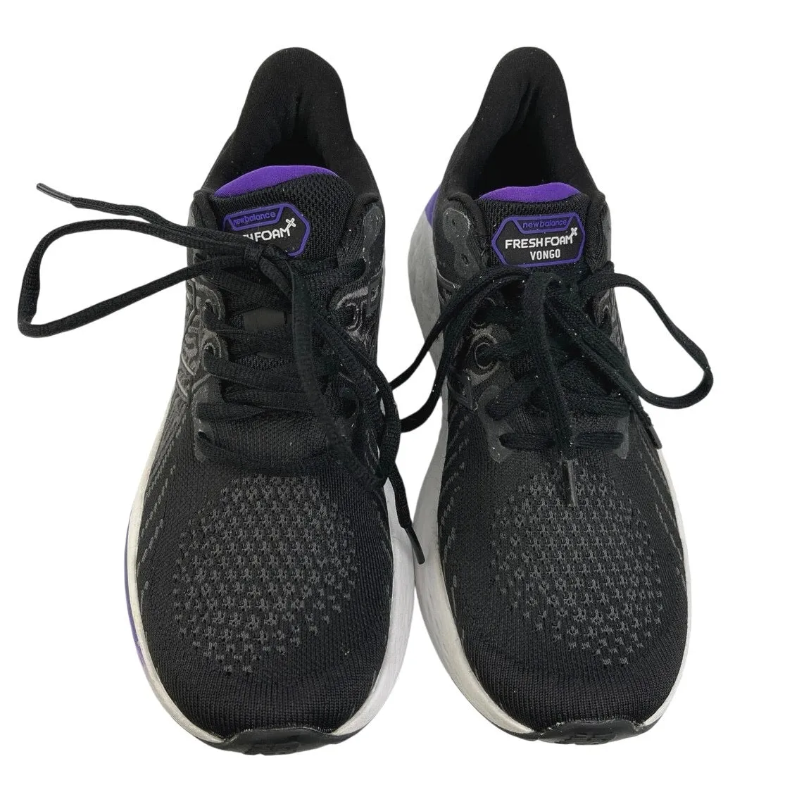 New Balance Fresh Foam X Vongo V5 Women's Black Deep Violet Sneakers Shoes 6.5