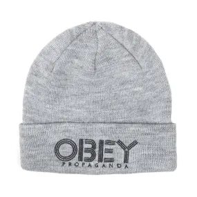 OBEY FREESTYLE BEANIE // HEATHER GREY