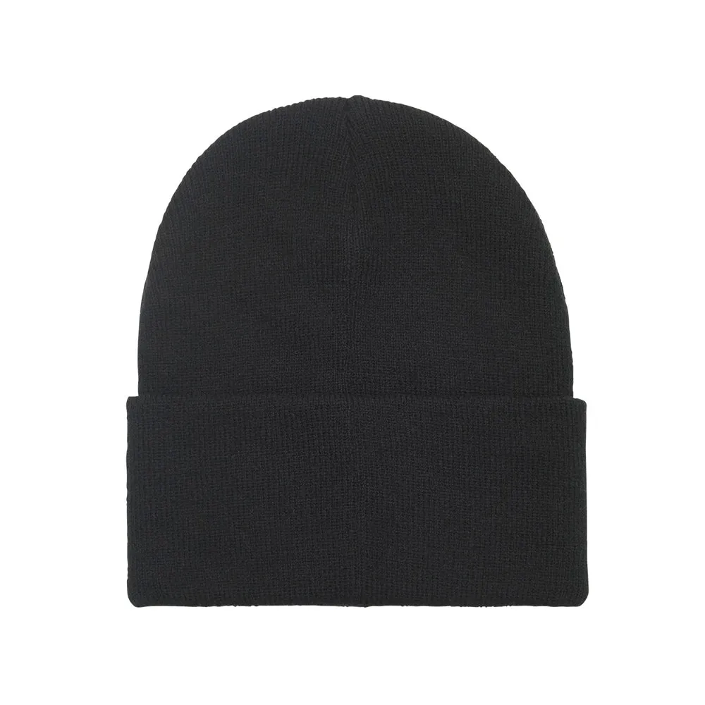 OBEY ICON PATCH CUFF BEANIE // BLACK