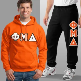 Phi Mu Delta Hoodie and Sweatpants, Package Deal - TWILL