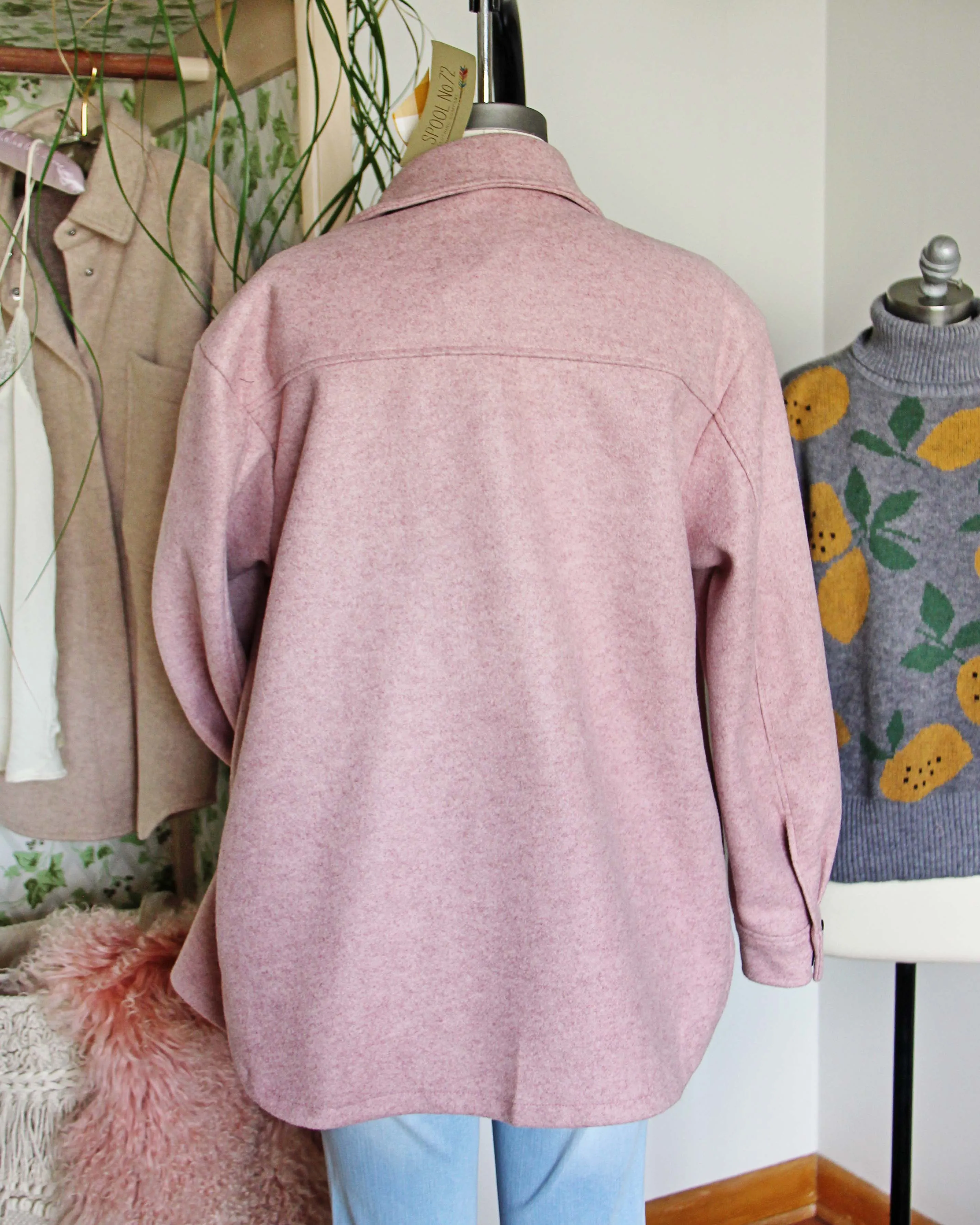 Pink Thyme Shirt Jacket